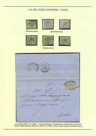 PAPEŽSKÝ STÁT, VATIKÁN 1852-1958 – list 5