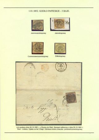 PAPEŽSKÝ STÁT, VATIKÁN 1852-1958 – list 6