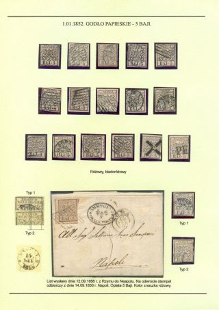 PAPEŽSKÝ STÁT, VATIKÁN 1852-1958 – list 9