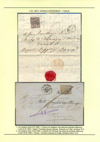 PAPEŽSKÝ STÁT, VATIKÁN 1852-1958 – list 11