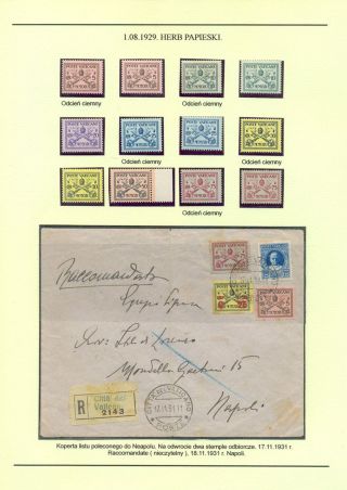 PAPAL STATE, VATICAN - 1852 1958 – sheet 22