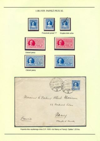 PAPAL STATE, VATICAN - 1852 1958 – sheet 24