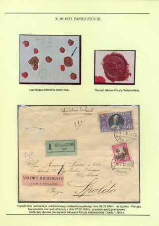 PAPAL STATE, VATICAN - 1852 1958 – sheet 33