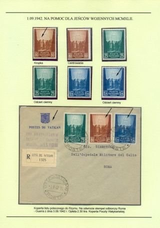 PAPAL STATE, VATICAN - 1852 1958 – sheet 45