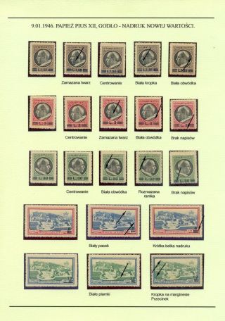 PAPAL STATE, VATICAN - 1852 1958 – sheet 53