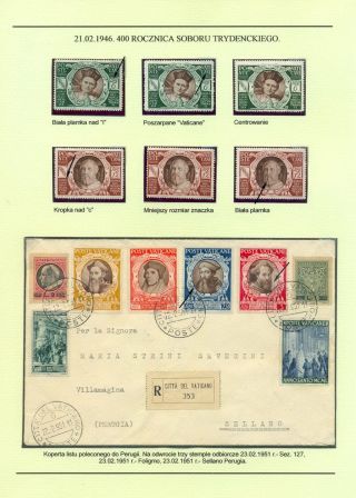 PAPAL STATE, VATICAN - 1852 1958 – sheet 56