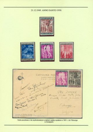 PAPAL STATE, VATICAN - 1852 1958 – sheet 64