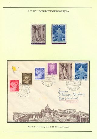 PAPAL STATE, VATICAN - 1852 1958 – sheet 66