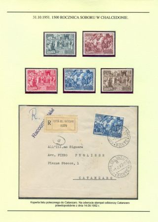 PAPAL STATE, VATICAN - 1852 1958 – sheet 67