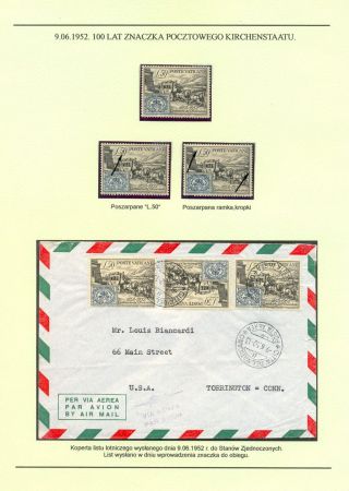 PAPAL STATE, VATICAN - 1852 1958 – sheet 69
