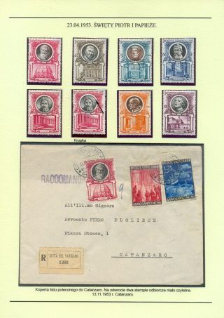PAPAL STATE, VATICAN - 1852 1958 – sheet 72
