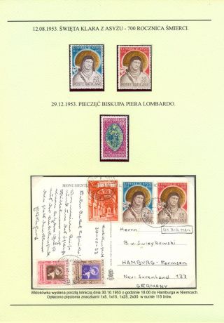 PAPAL STATE, VATICAN - 1852 1958 – sheet 74