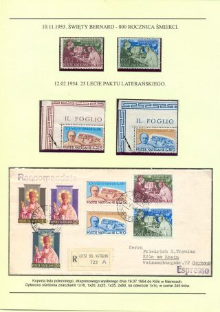 PAPAL STATE, VATICAN - 1852 1958 – sheet 75