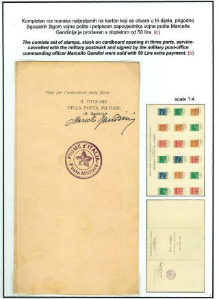 FIUME - ITALIENISCHE REGIERUNG IN DER KVARNER BUCHT – Blatt 4