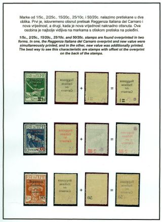 FIUME - ITALIENISCHE REGIERUNG IN DER KVARNER BUCHT – Blatt 5