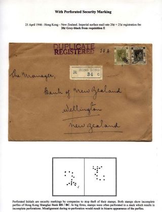 HONG KONG - KÖNIG GEORGE VI. - 20c SCHWARZ UND SEINE VERWENDUNG – Blatt 6