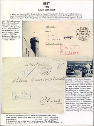 ESTONSKO 1940-1944 – list 6