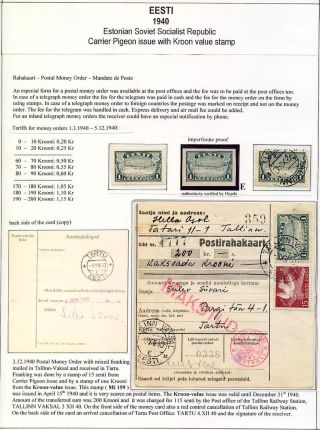 ESTONSKO 1940-1944 – list 7