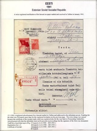 ESTONSKO 1940-1944 – list 10