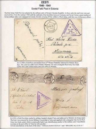 ESTONSKO 1940-1944 – list 11