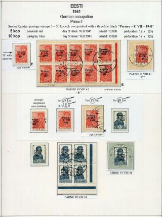 ESTONSKO 1940-1944 – list 13