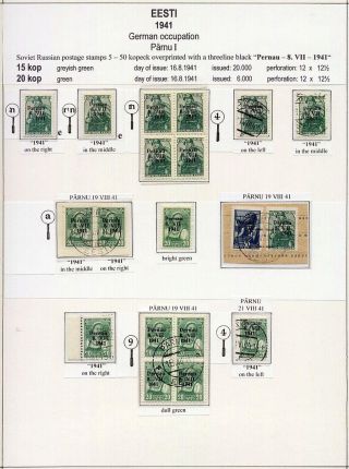 ESTONSKO 1940-1944 – list 14
