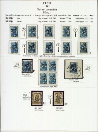 ESTONSKO 1940-1944 – list 15