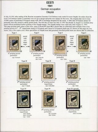 ESTONSKO 1940-1944 – list 17