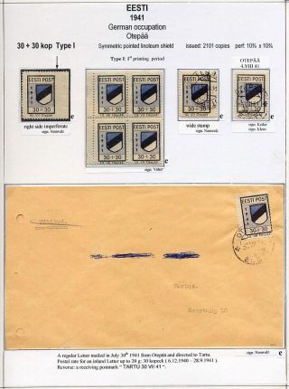 ESTONSKO 1940-1944 – list 19