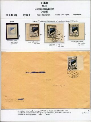 ESTONSKO 1940-1944 – list 22
