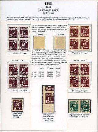 ESTONSKO 1940-1944 – list 27