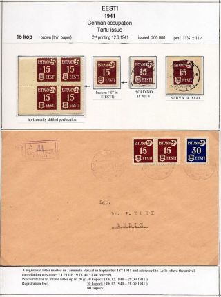 ESTONSKO 1940-1944 – list 31