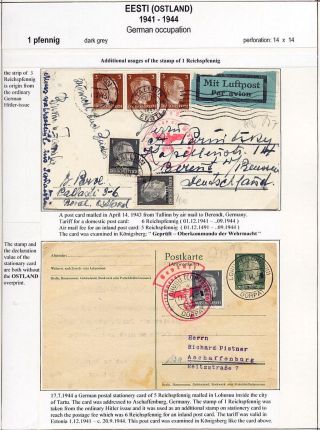 ESTONSKO 1940-1944 – list 57
