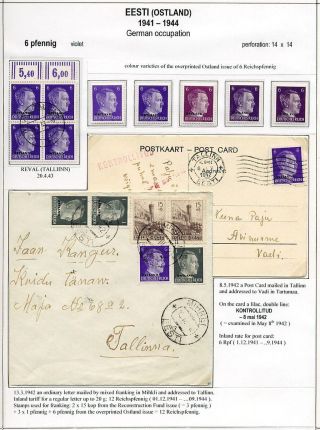 ESTONSKO 1940-1944 – list 60
