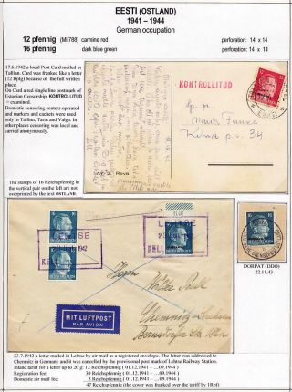 ESTONSKO 1940-1944 – list 65