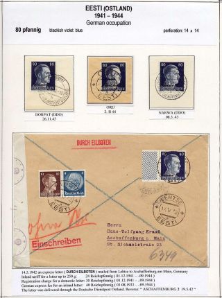 ESTONSKO 1940-1944 – list 71