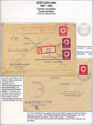 ESTONSKO 1940-1944 – list 74