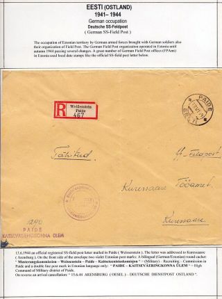 ESTONSKO 1940-1944 – list 77