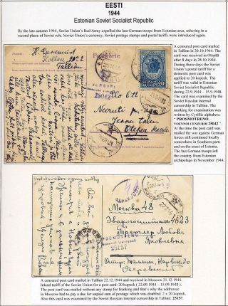 ESTONSKO 1940-1944 – list 79