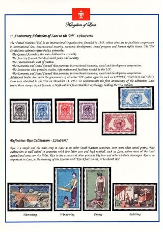 KINGDOM OF LAOS 1951-1975 – sheet 12