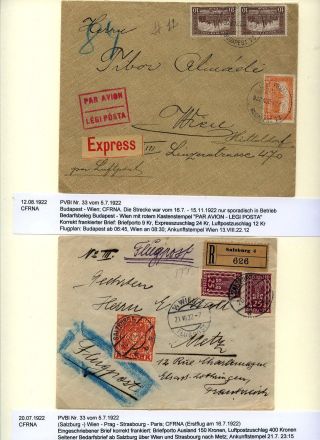 RAKOUSKÁ LETECKÁ POŠTA DO ROKU 1938 – list 22