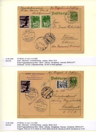 RAKOUSKÁ LETECKÁ POŠTA DO ROKU 1938 – list 26
