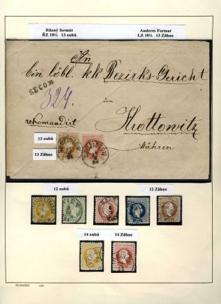 AUSTRIA - LINE PERFORATION AT ISSUE 1867 – sheet 2