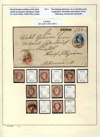 AUSTRIA - LINE PERFORATION AT ISSUE 1867 – sheet 4
