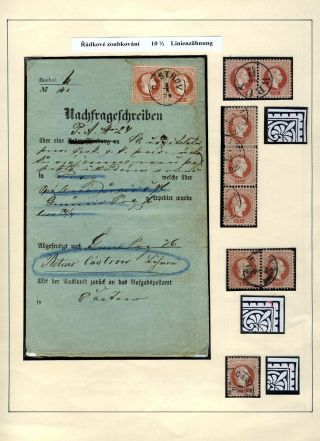 AUSTRIA - LINE PERFORATION AT ISSUE 1867 – sheet 7