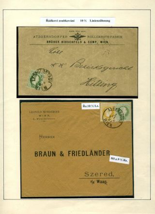 AUSTRIA - LINE PERFORATION AT ISSUE 1867 – sheet 8
