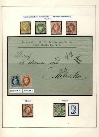 AUSTRIA - LINE PERFORATION AT ISSUE 1867 – sheet 10