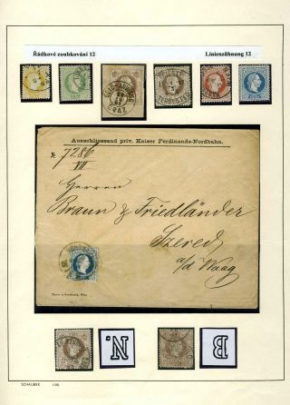AUSTRIA - LINE PERFORATION AT ISSUE 1867 – sheet 14