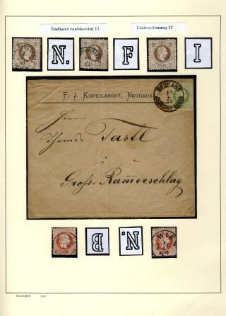 AUSTRIA - LINE PERFORATION AT ISSUE 1867 – sheet 15