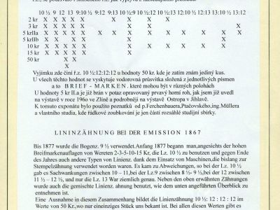 AUSTRIA - LINE PERFORATION AT ISSUE 1867